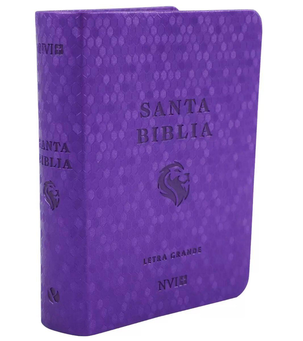 Biblia NVI 020LG/Panal Violeta/Letra 8 PT Tamaño bolsillo