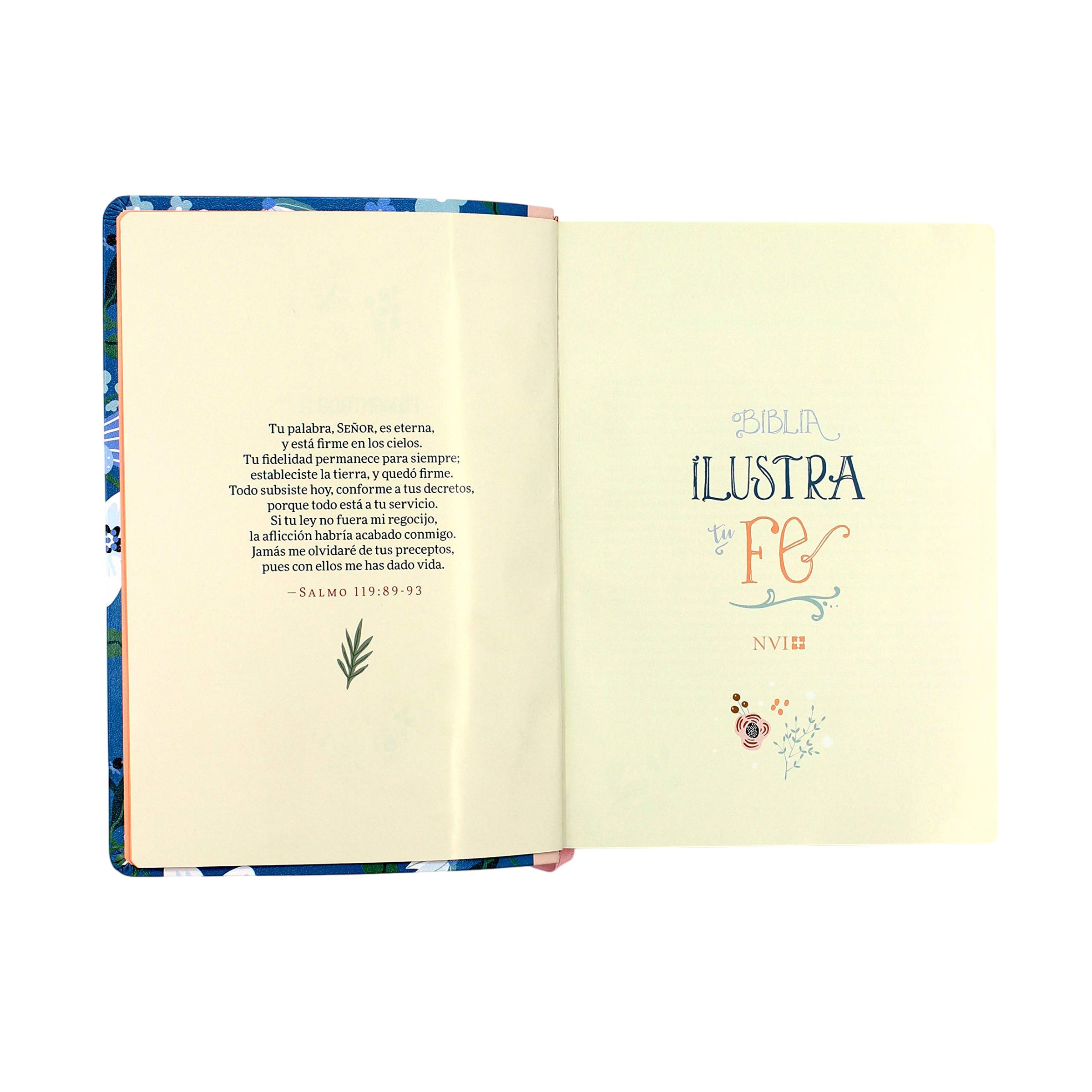 Biblia Ilustra Tu Fe Piel Italiana Nueva