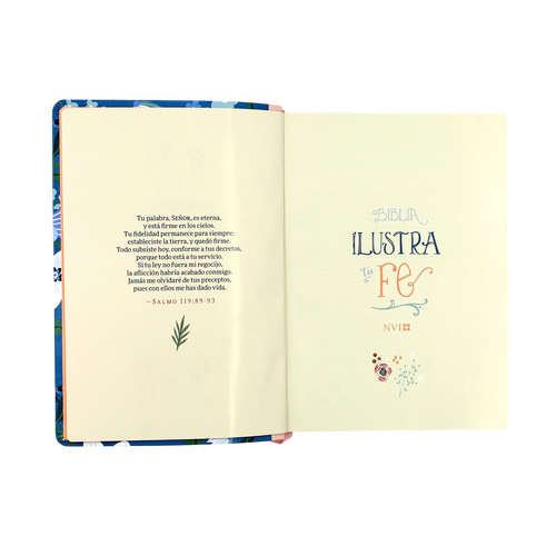 Biblia Ilustra Tu Fe Piel Italiana Nueva