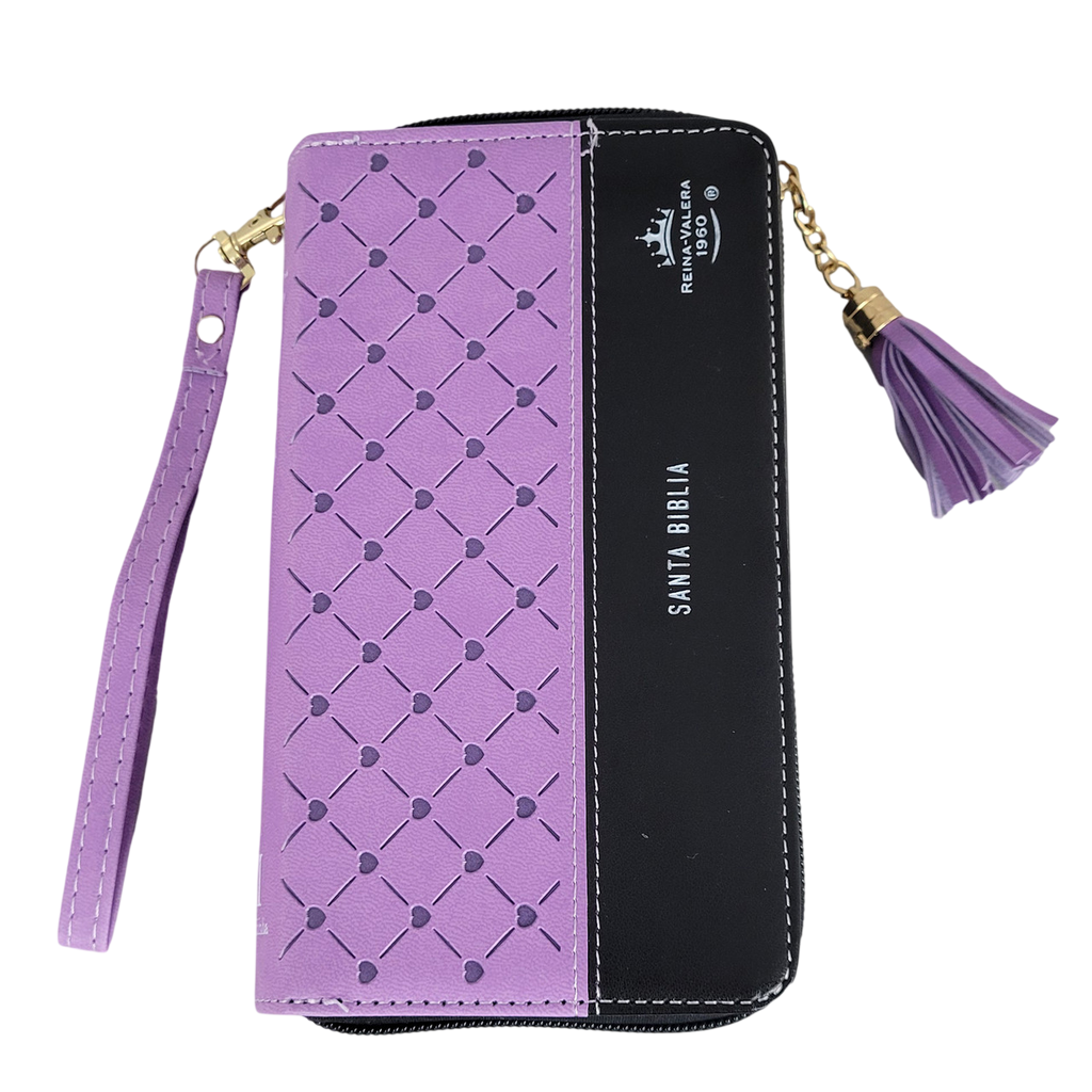 Biblia Chequera para Mujeres RVR60 con Lazo y Agarradera