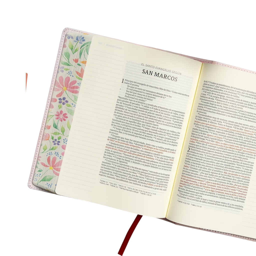 Biblia De Apuntes 1960/ Tamaño Personal Flores