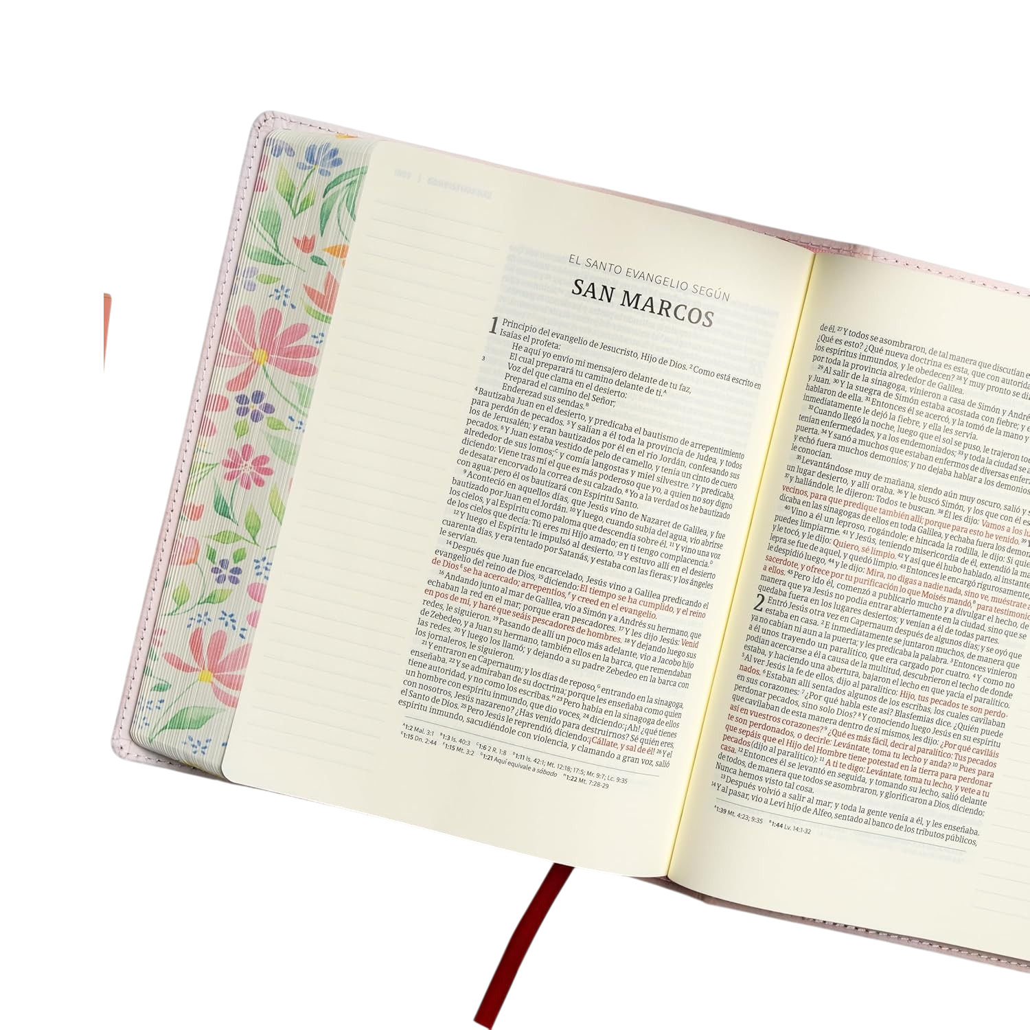 Biblia De Apuntes 1960/ Tamaño Personal Flores