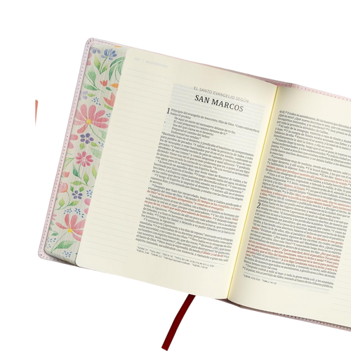 Biblia De Apuntes 1960/ Tamaño Personal Flores