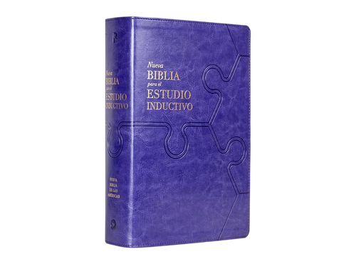 Biblia Estudio Inductivo NBLA/ Purpura Piel Italiana