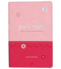Santa Biblia NVI Letra Grande, Tamaño Manual Con Cierre – Cuero Ecologico Duo Tono Rosa