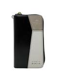 Bibllia RVR60/ Chequera Negro/Beige/ Cierre Indice