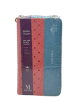 Biblia RVR60 Chequera Horizonte Azul/Rosa/Indice