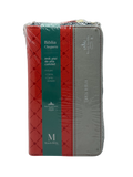 Biblia  RVR60  Chequera Horizonte Coral / Gris/ Cierre