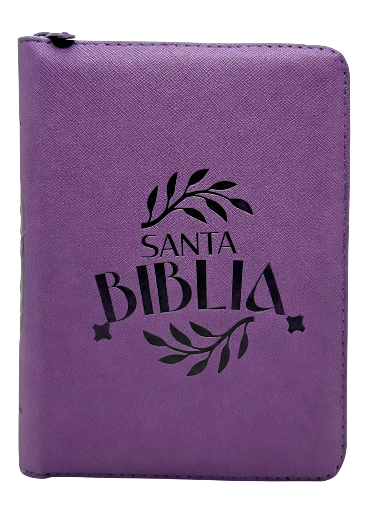 Biblia Reina Valera 1960, Chica, Letra Chica, Símil Piel, Uva, con Cierre, QR