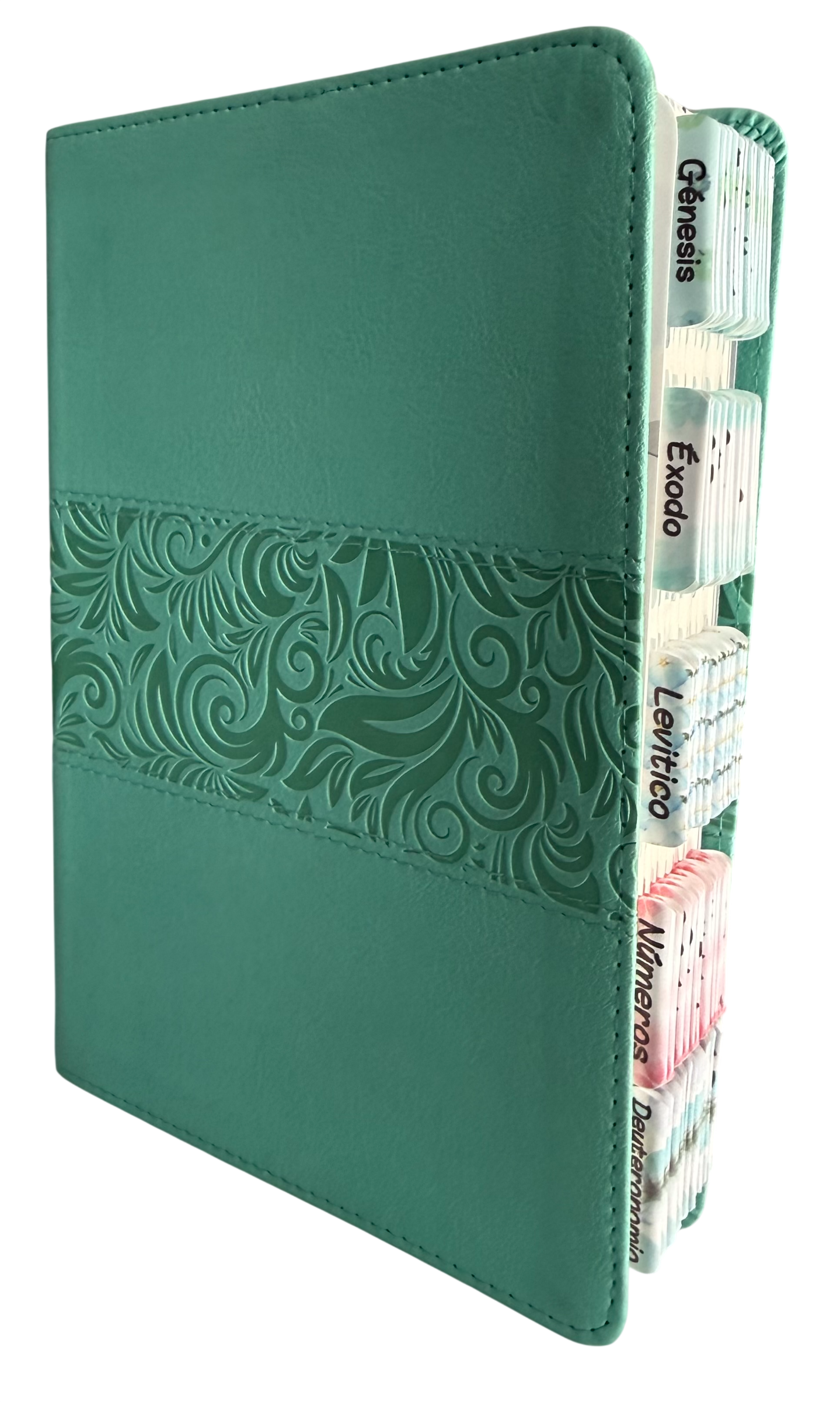 Biblia RVR60, Menta/ con pestañas