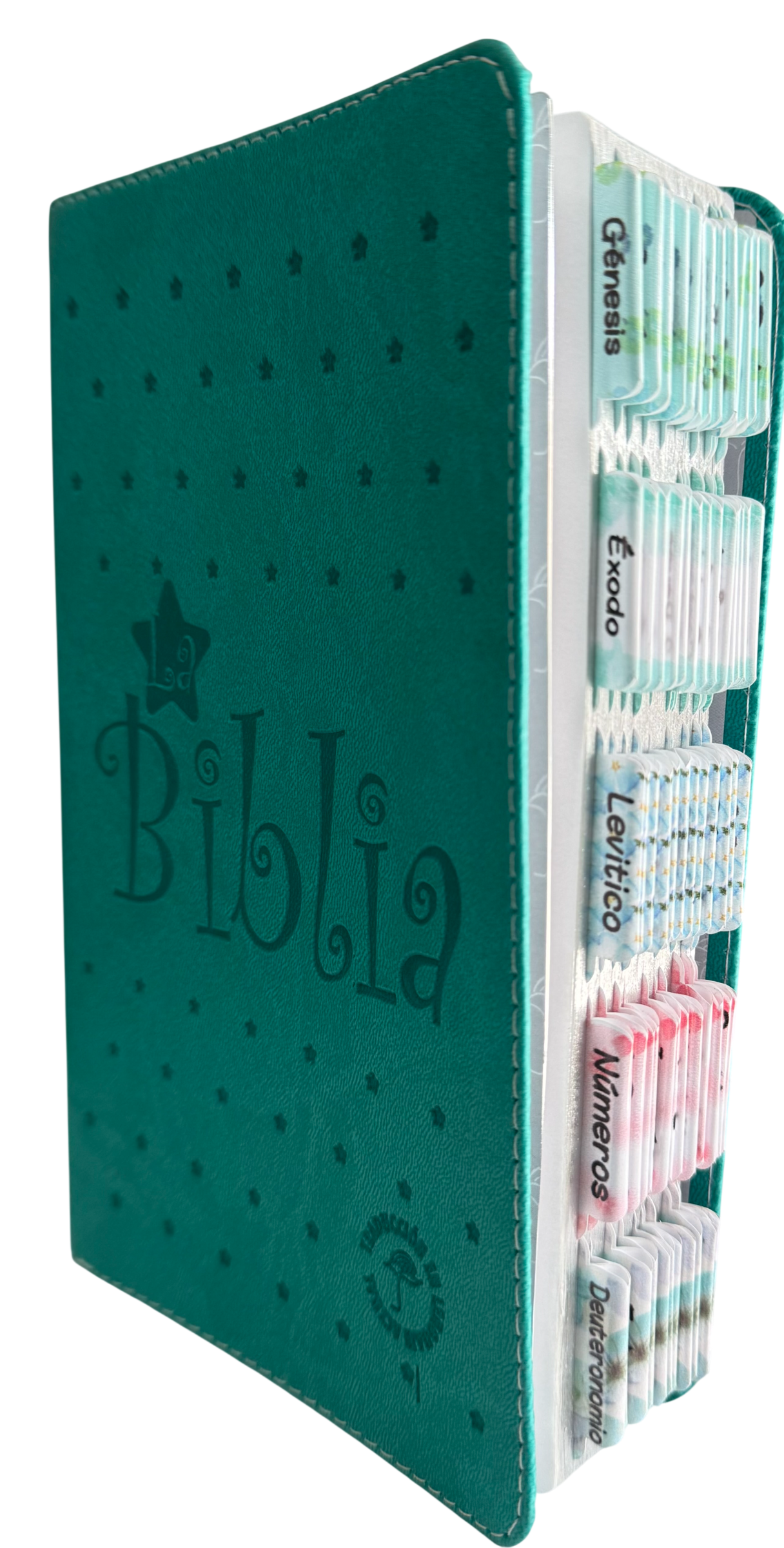 Biblia Traducción en Lenguaje Actual (TLA), Verde Aguamarina Estrellas