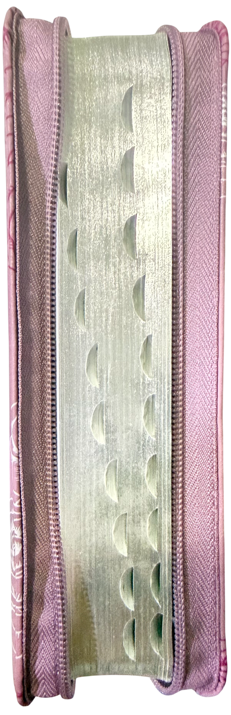 Biblia RVR6 Tipo Chequera Flor Rosada/Indice