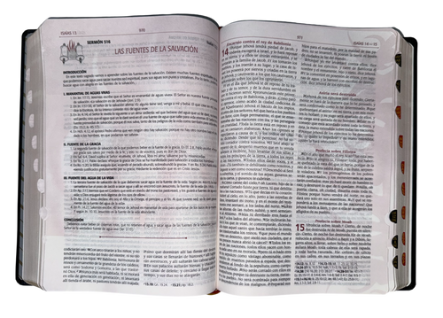 Biblia De La predicacion Avivamiento/Negra/Indice