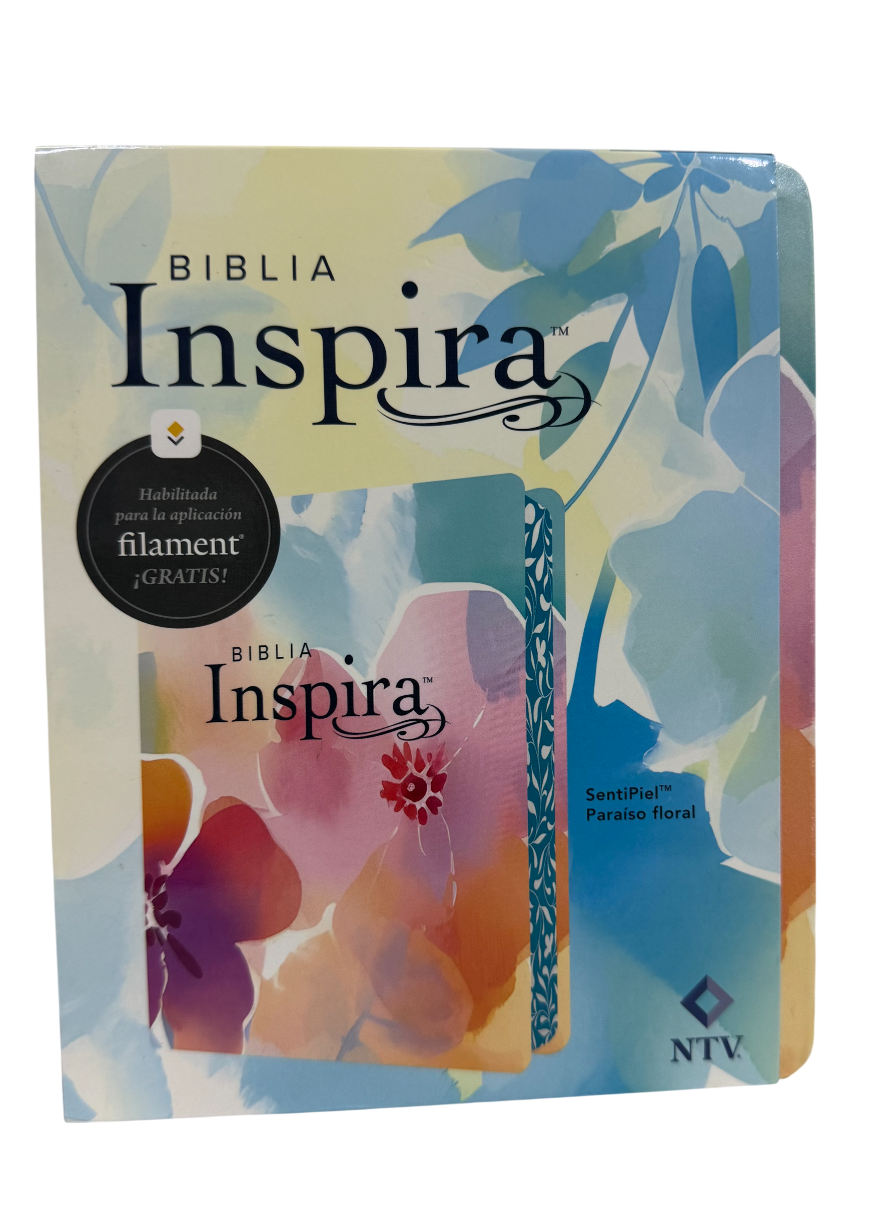 Biblia Inspira NTV Semipiel Paraíso Floral