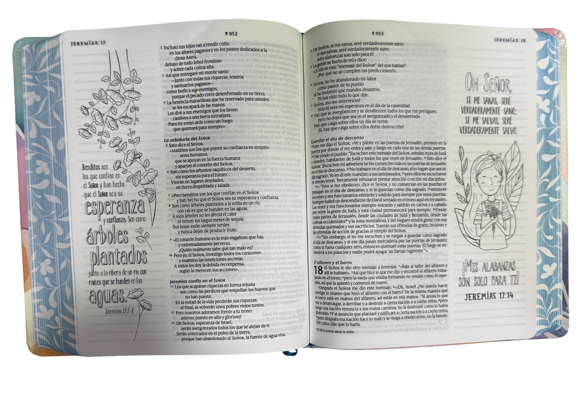 Biblia Inspira NTV Semipiel Paraíso Floral