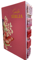 Biblia Reina-Valera/ Personalizada/ Escarchada Rosa