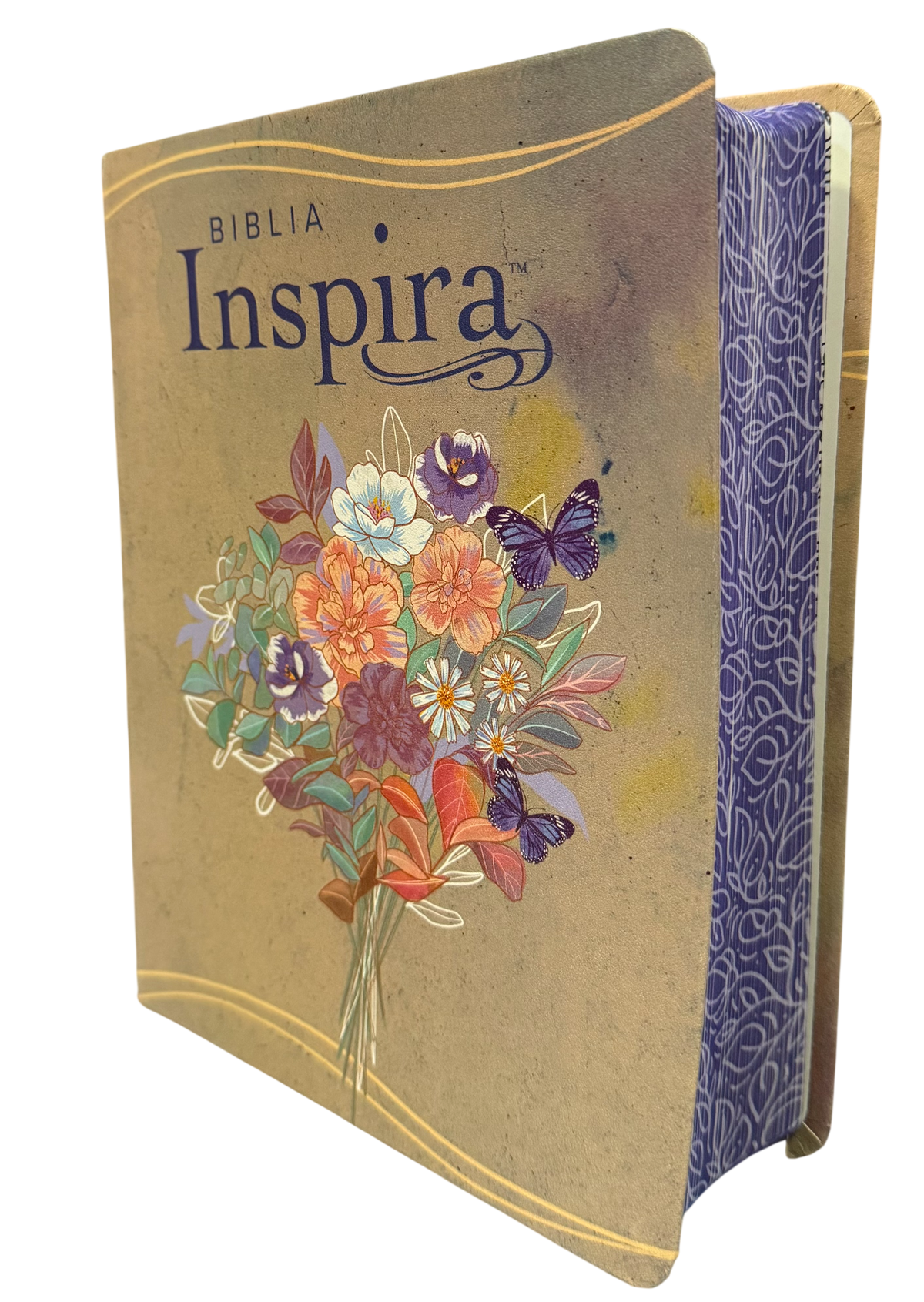 Biblia Inspira NTV Semipiel Paraíso Floral