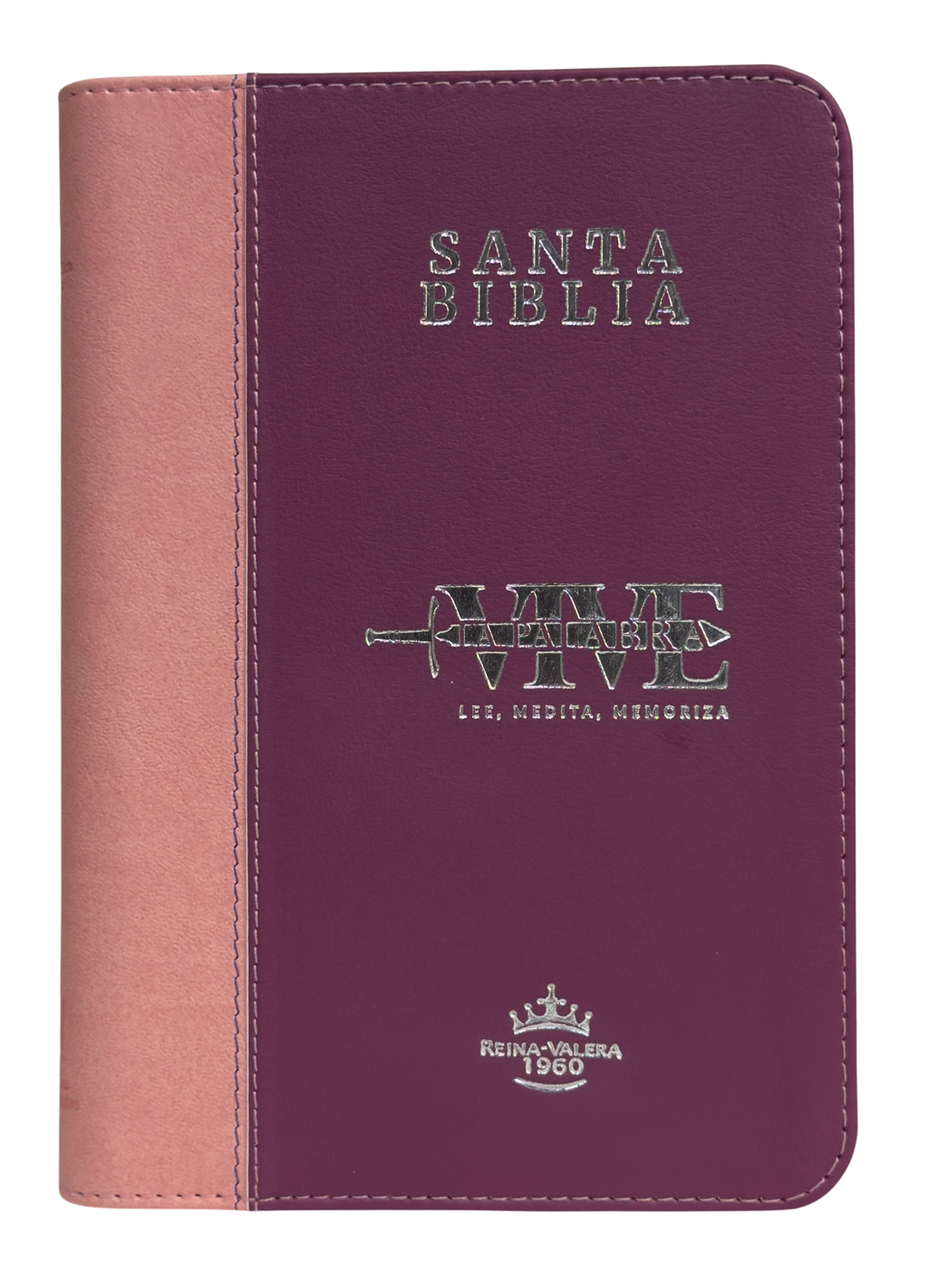 Biblia Vive la Palabra RVR60, Tipo Agenda, Letra Grande, Símil Piel, Cierre