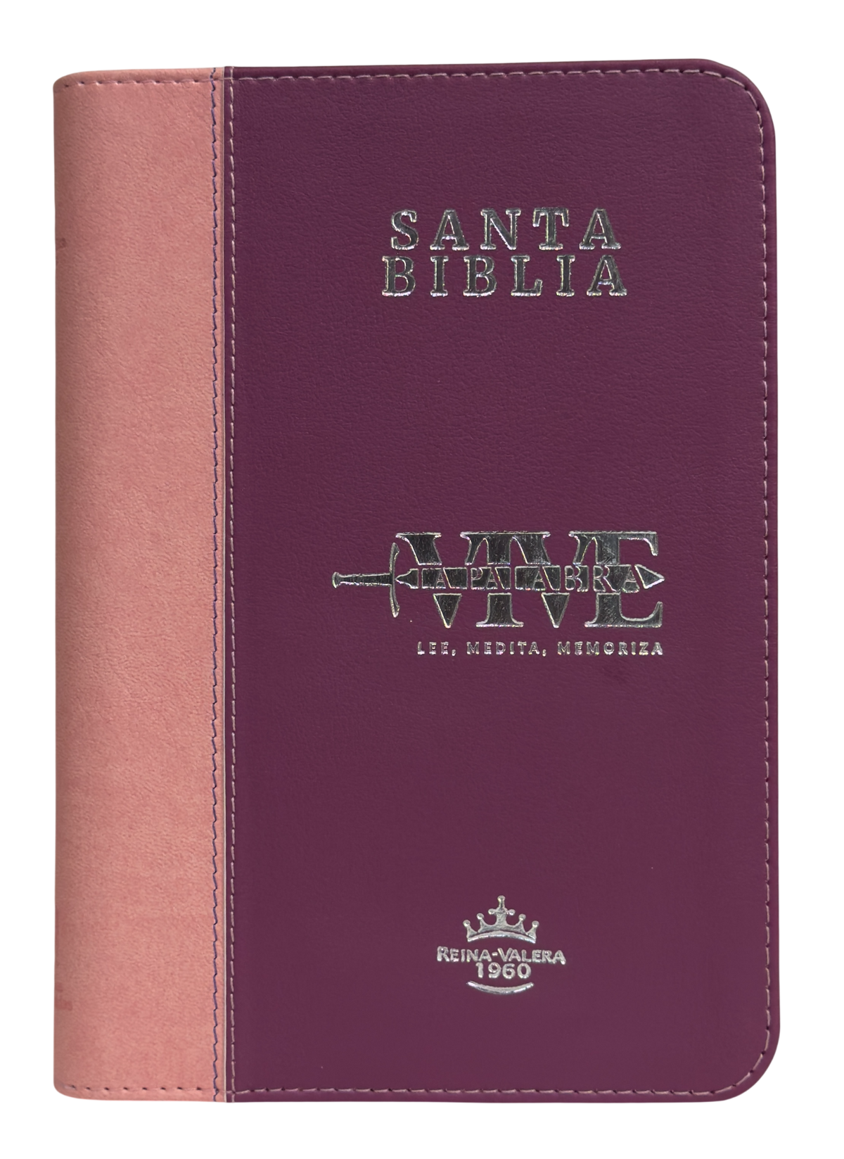 Biblia Vive la Palabra RVR60, Tipo Agenda, Letra Grande, Símil Piel, Cierre