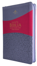 Biblia RVR60 Bitono Lila/Morado con Cierre