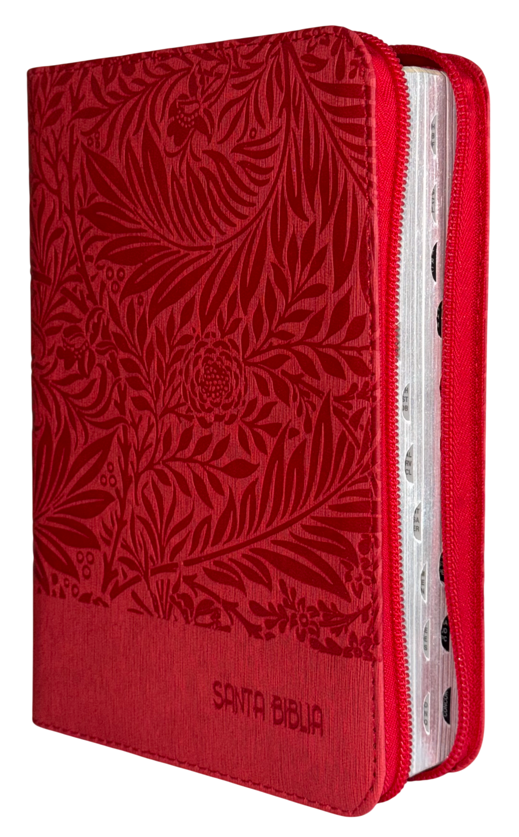 Biblia RVR60, Grande, Rojo, con QR, Cierre e Índice
