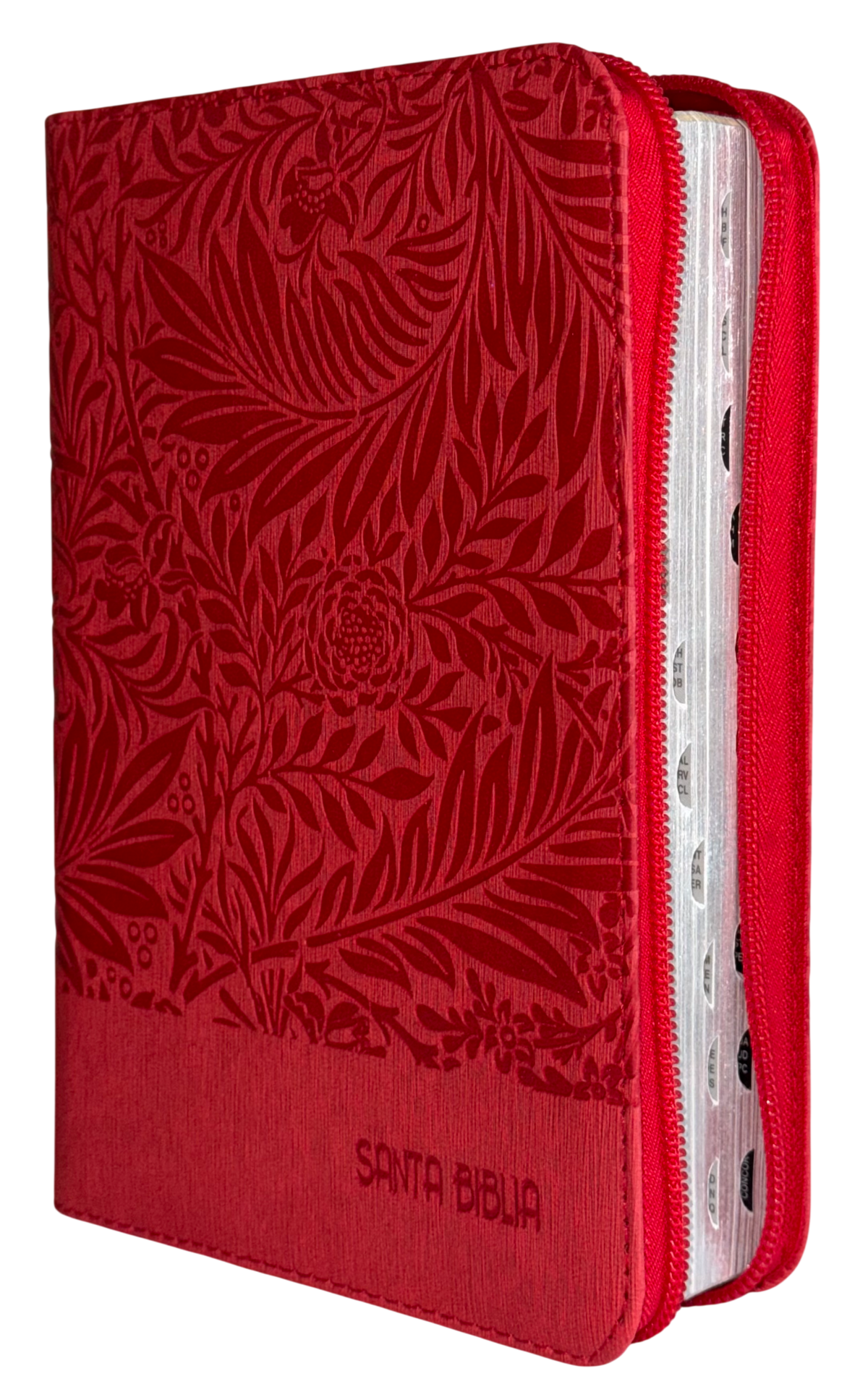 Biblia RVR60, Grande, Rojo, con QR, Cierre e Índice