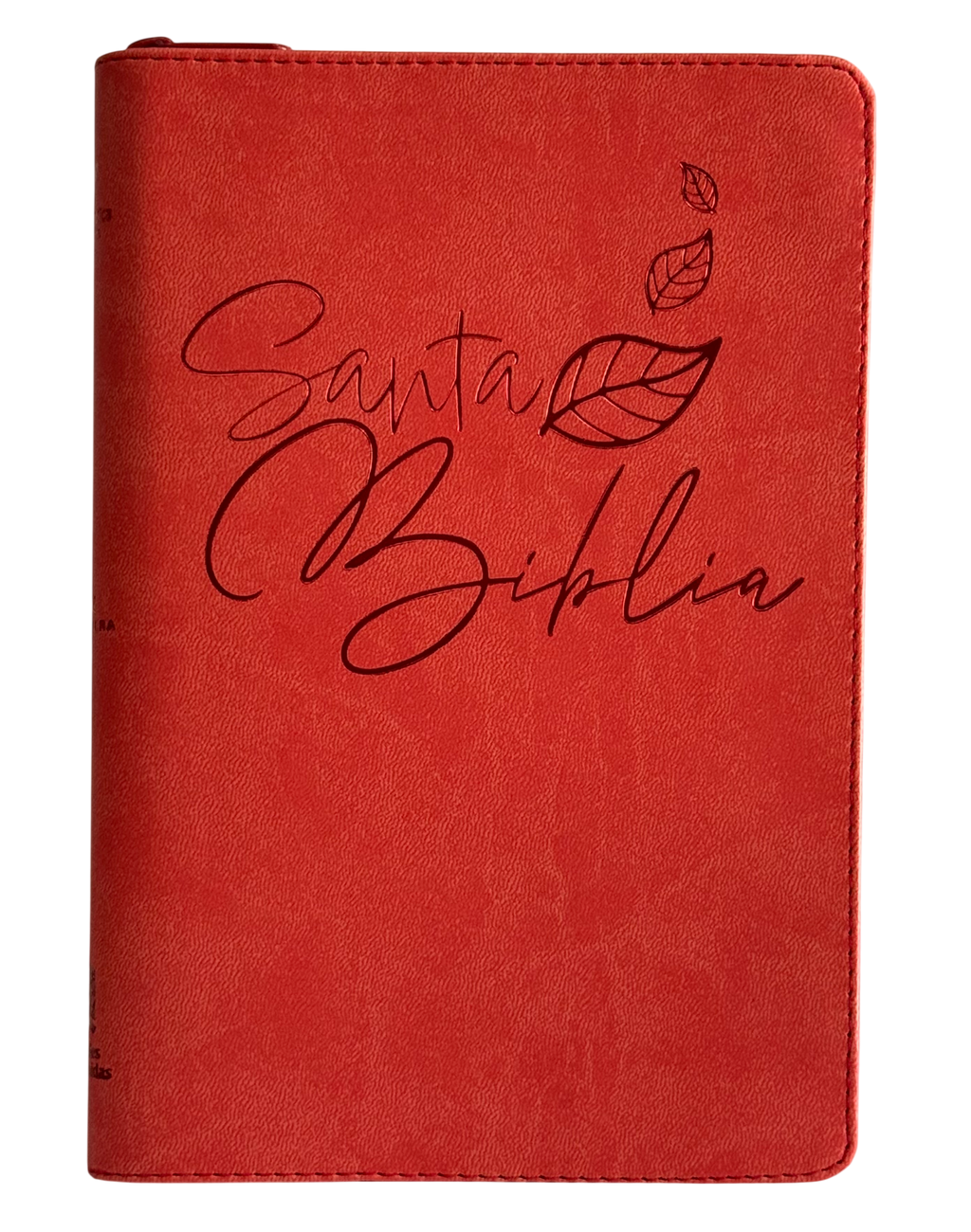Biblia Reina Valera 1960, Letra Grande, Cierre, Símil Piel, Rojo