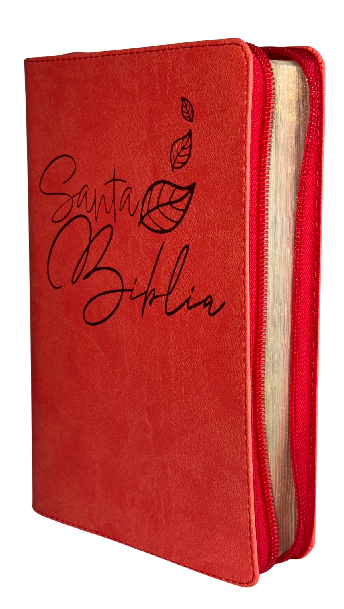Biblia Reina Valera 1960, Letra Grande, Cierre, Símil Piel, Rojo