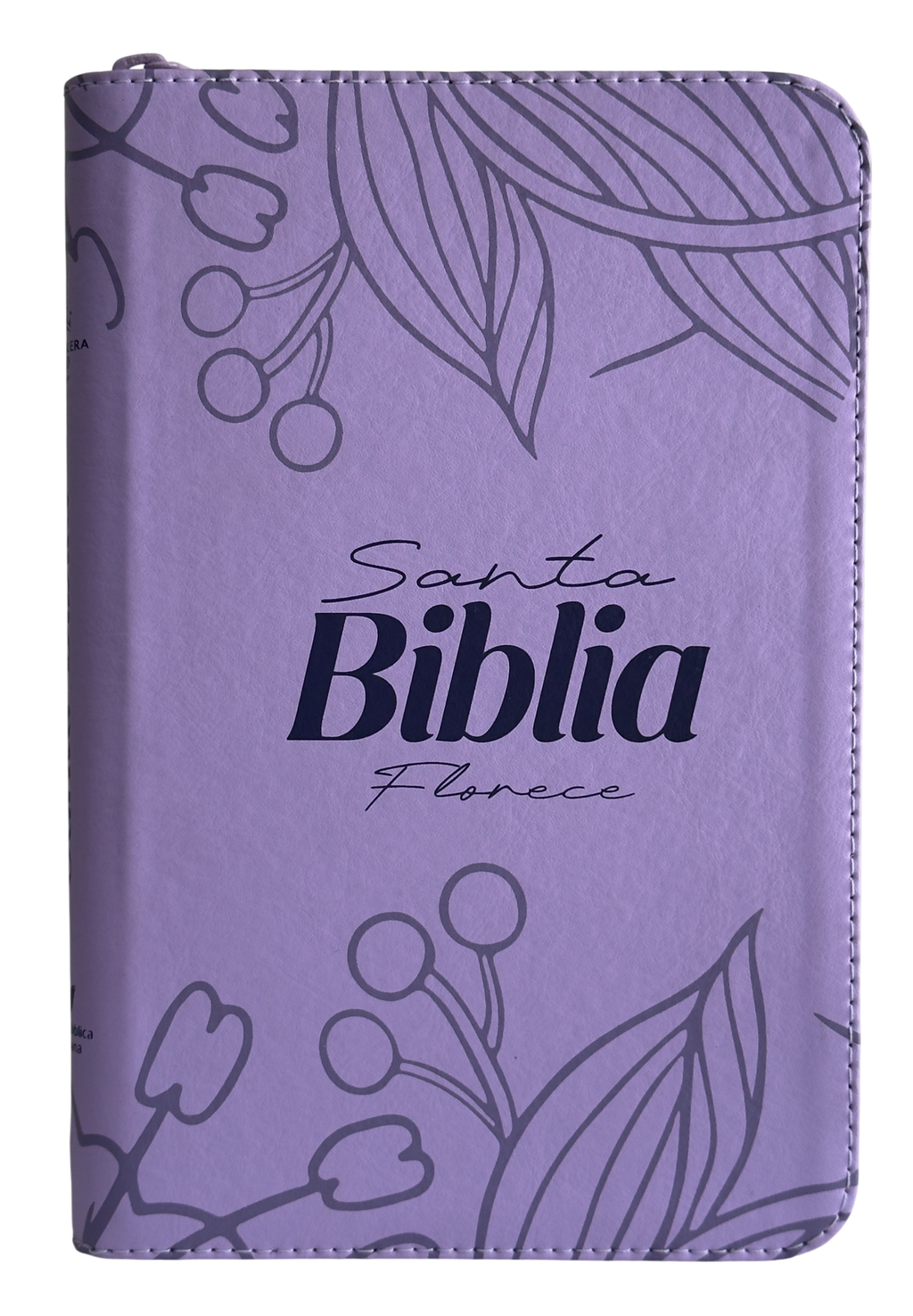 Biblia RVR 1960 Letra Grande Florece - Color Lila