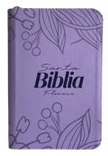 Biblia RVR 1960 Letra Grande Florece - Color Lila