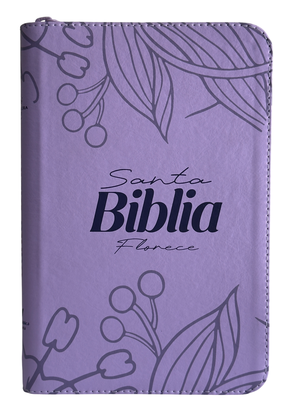 Biblia RVR 1960 Letra Grande Florece - Color Lila