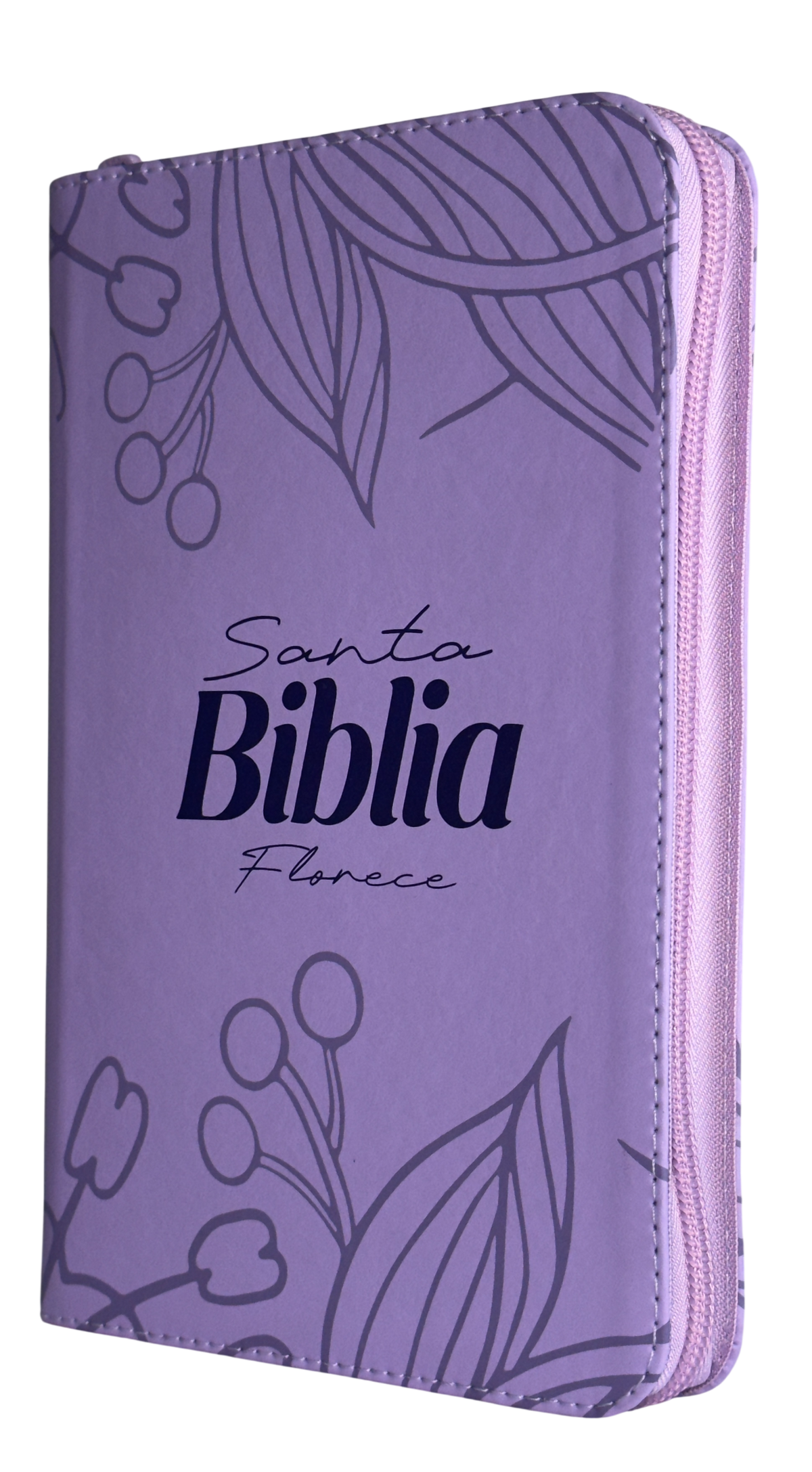 Biblia RVR 1960 Letra Grande Florece - Color Lila