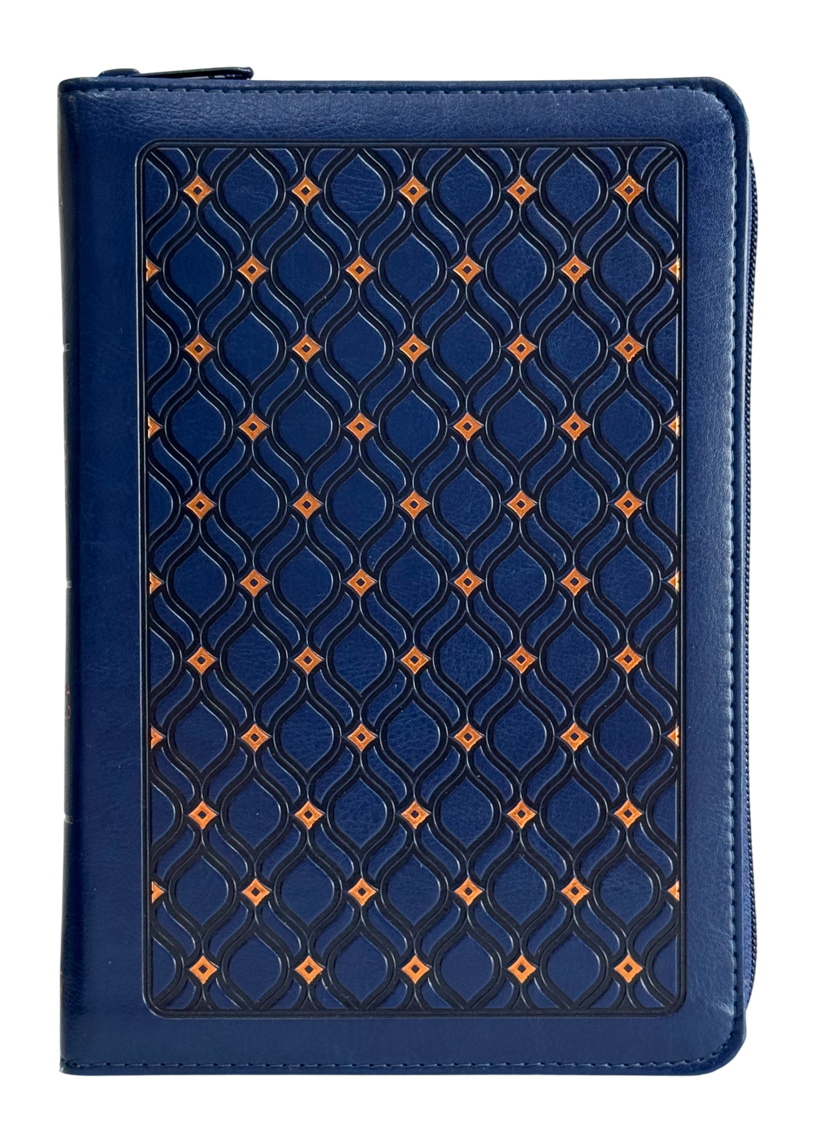 Biblia RVR60 Manual Letra Grande Azul Marino Imitación con Cierre e Índice