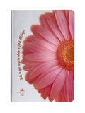 Biblia Reina Valera 1960 Mediana Letra Grande Tapa Semiflexible Flor Rosa