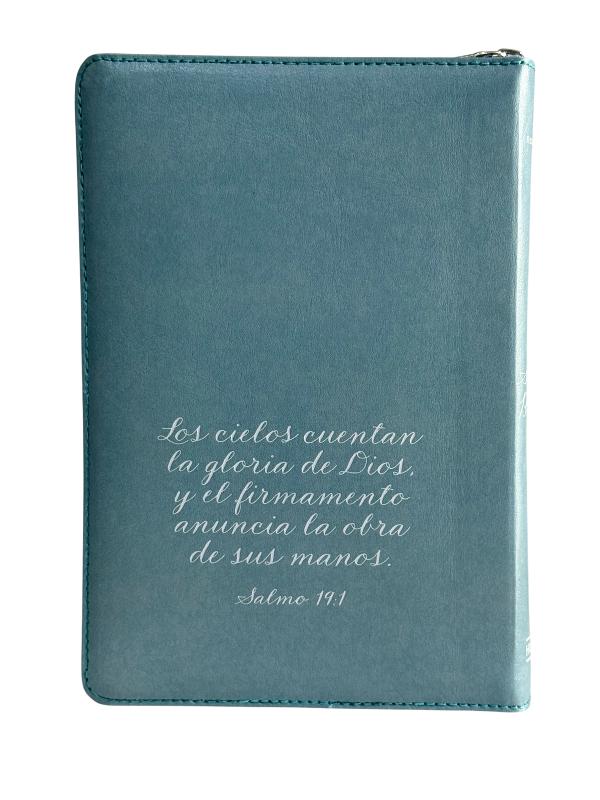 RVR 1960 Biblia Letra Grande Tamaño Manual Aqua Símil Piel