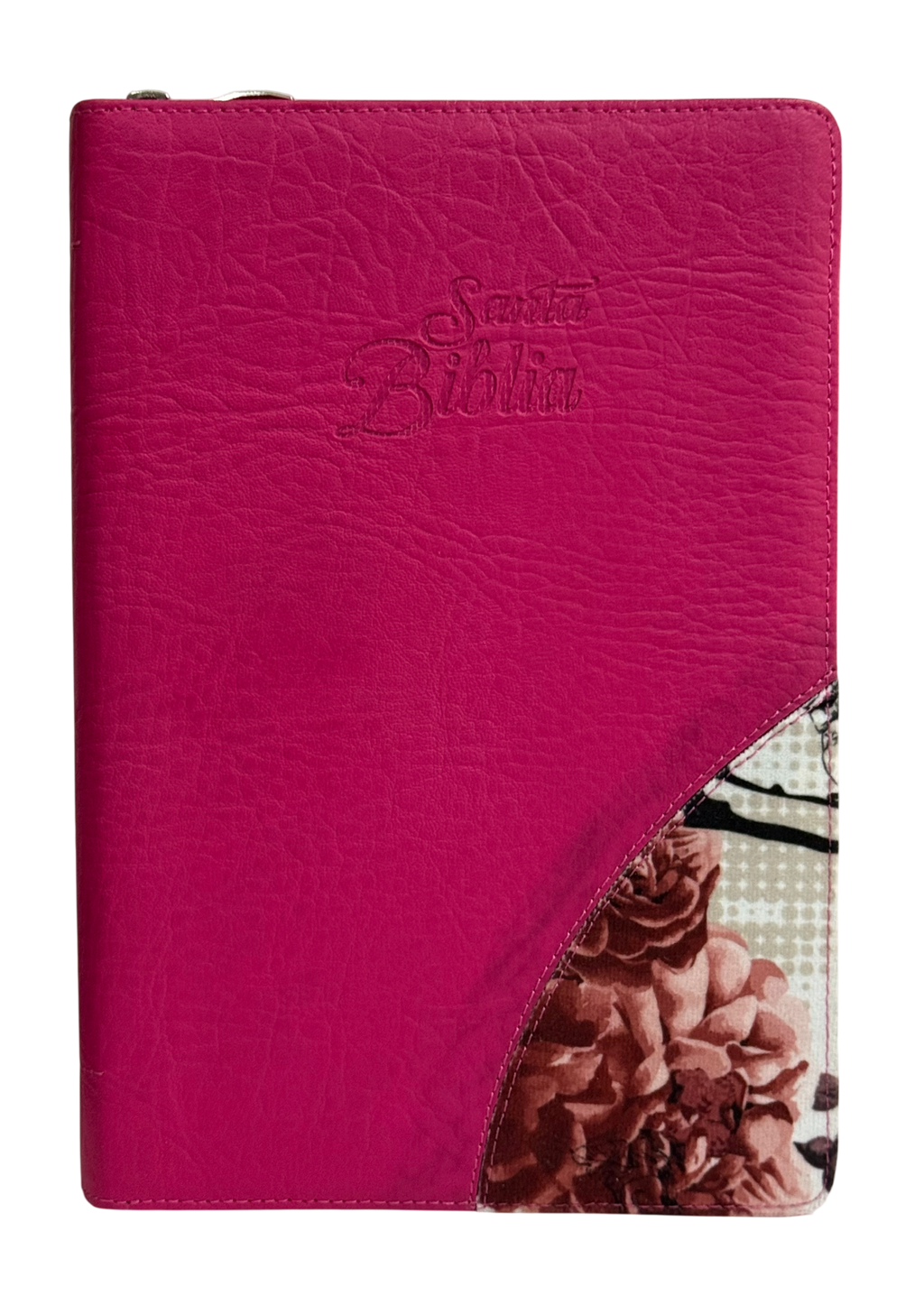 Santa Biblia RVR 1960 Edición de Promesas, Letra Gigante, Rosa/Fucsia con Cierre