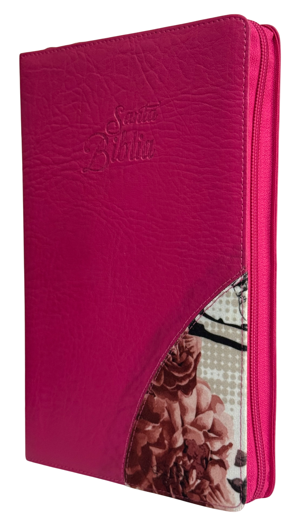 Santa Biblia RVR 1960 Edición de Promesas, Letra Gigante, Rosa/Fucsia con Cierre