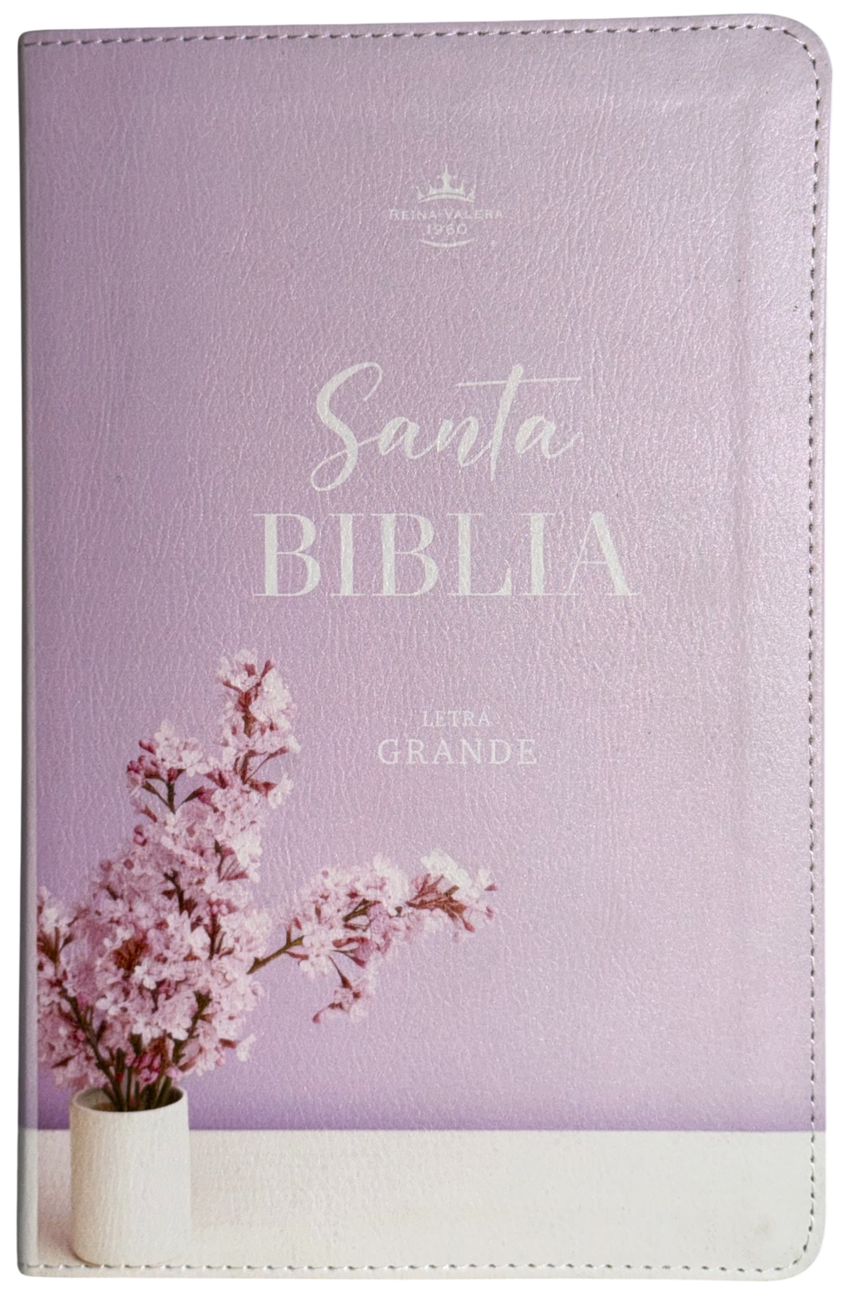 Biblia RVR60 Manual Letra Grande Símil Piel Lila con Índice