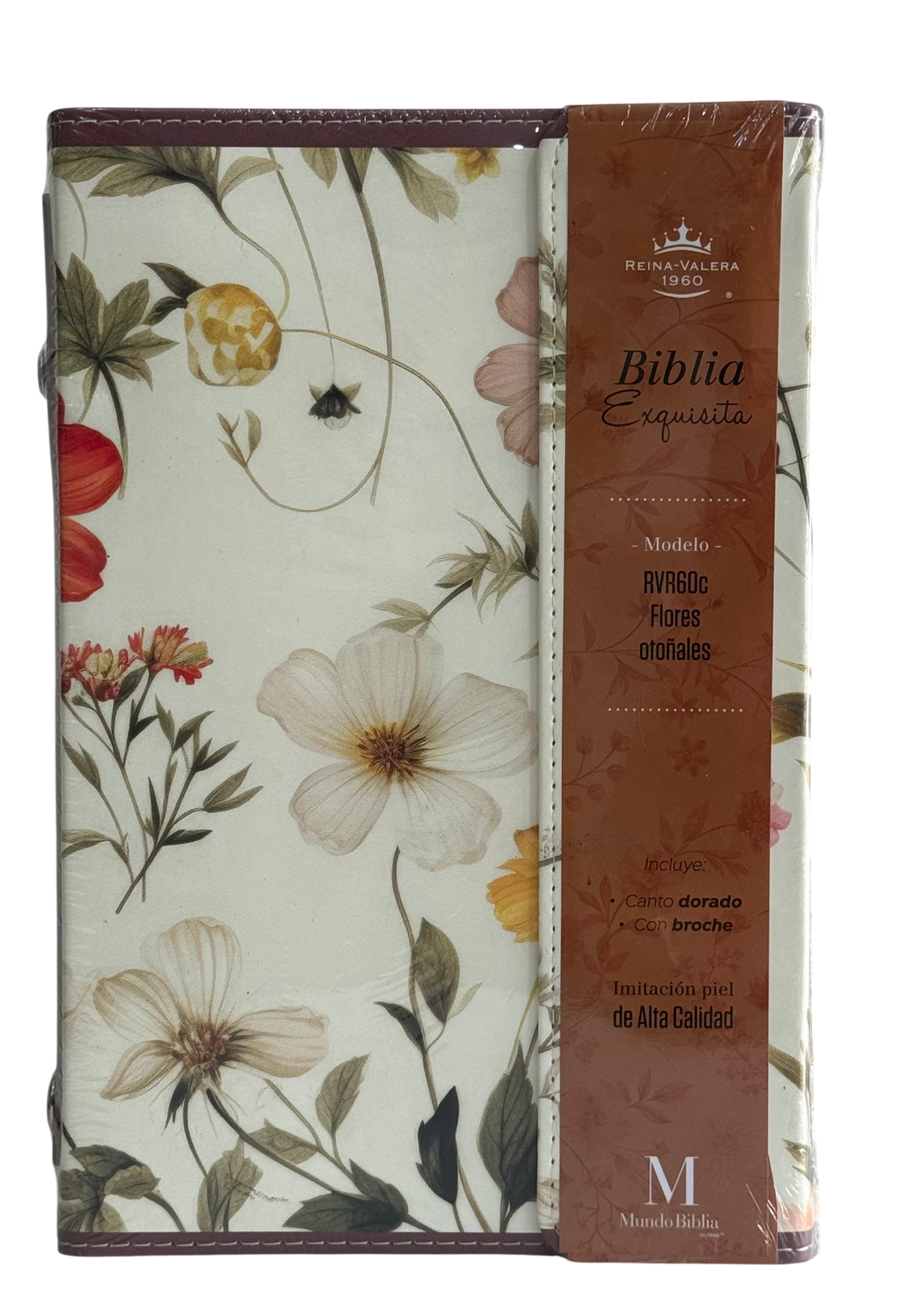 Biblia Exquisita RVR60 con Broche y Asa