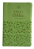 Biblia RVR60 Manual Letra Grande Símil Piel Verde Olivo
