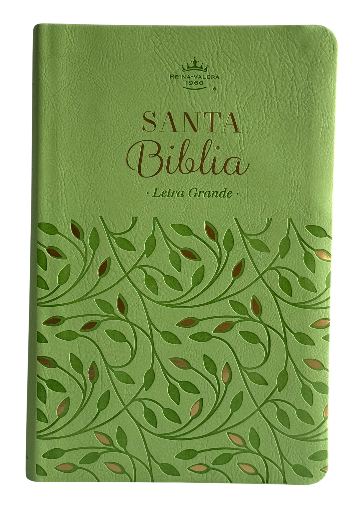 Biblia RVR60 Manual Letra Grande Símil Piel Verde Olivo