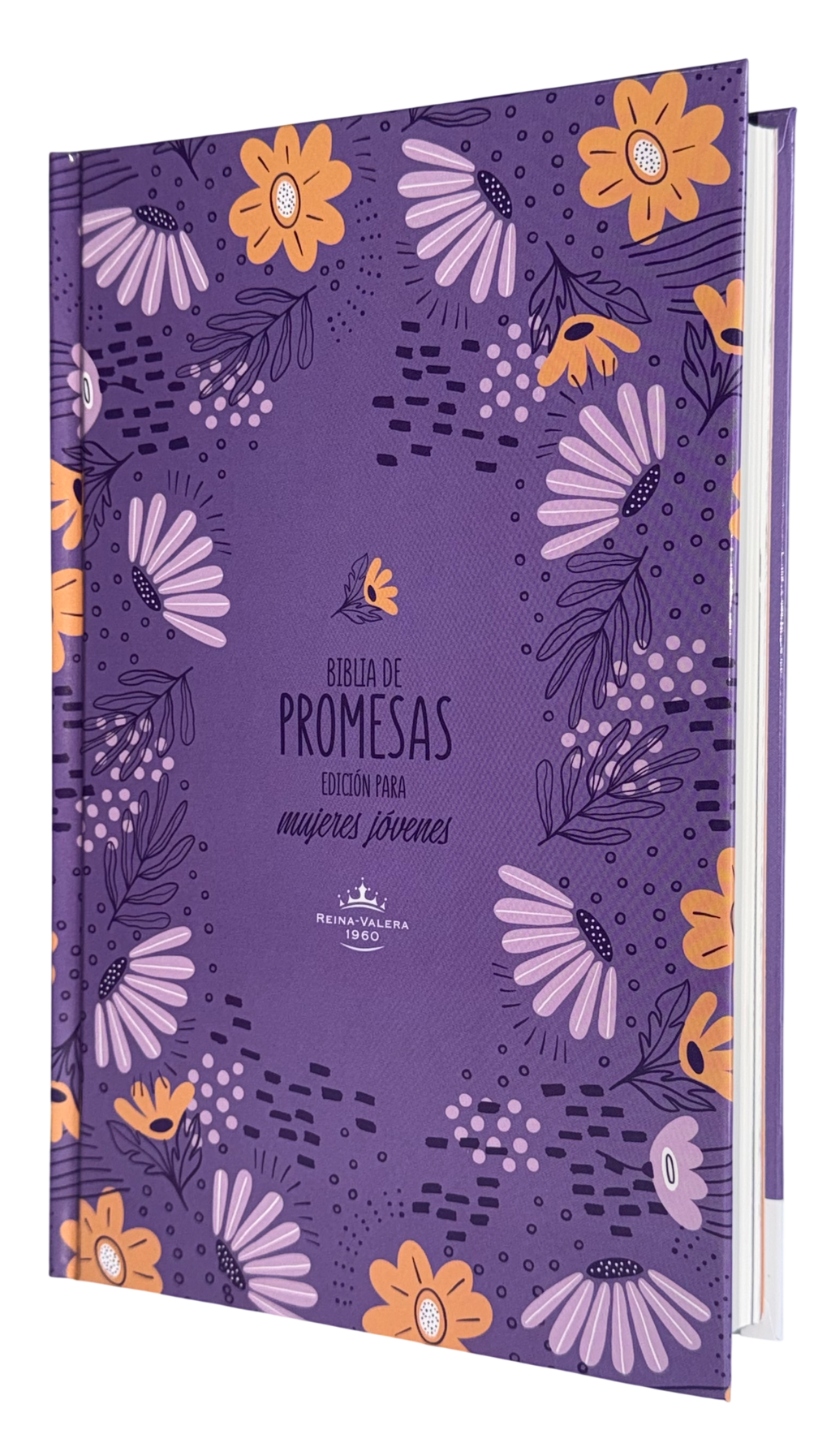 Biblia de Promesas para Mujeres Jóvenes RVR60 Letra Grande Tapa Dura Lila