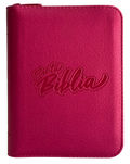 Biblia Reina Valera 1960, Fucsia, Canto Blanco, QR, Edición Especial