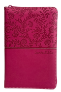 Biblia RVR Ultrafina Compacta Leathersoft Rosa con Cierre
