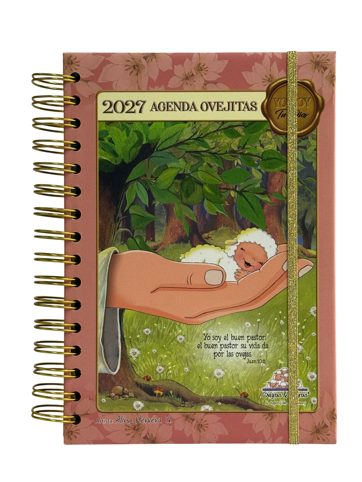 Agenda Ovejitas 2027 - Rosa y Azul (Con Separador de Regalo)
