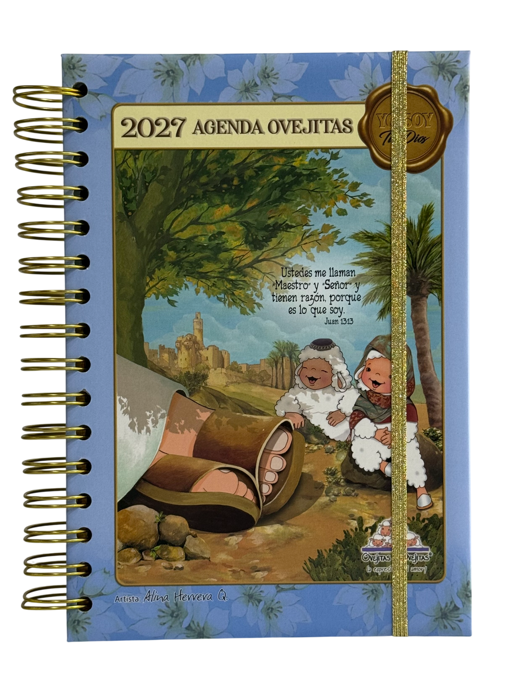 Agenda Ovejitas 2027 - Rosa y Azul (Con Separador de Regalo)