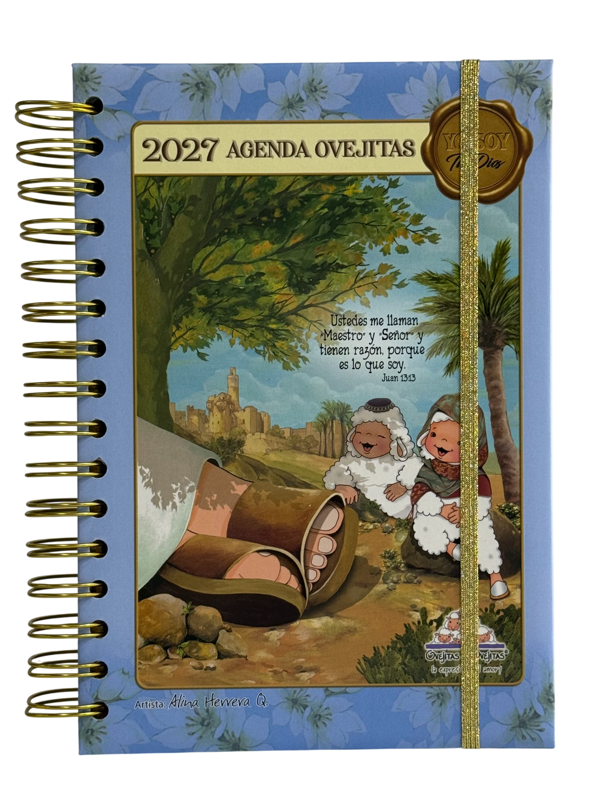 Agenda Ovejitas 2027 - Rosa y Azul (Con Separador de Regalo)