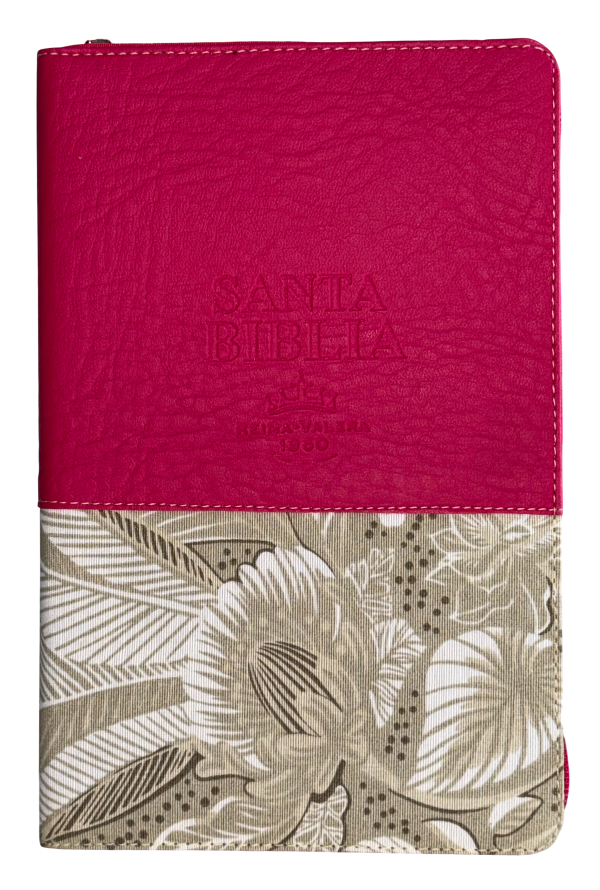 Biblia RVR60 económica con Nombres de Dios y Diseño Bicolor Floral