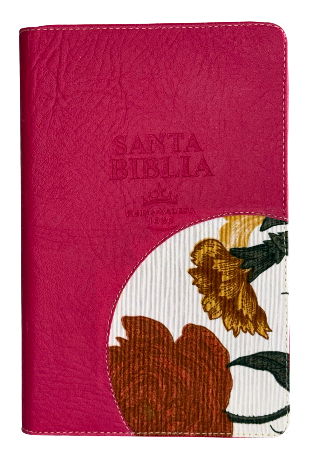 Biblia RVR60 económica con Nombres de Dios y Diseño Bicolor Floral