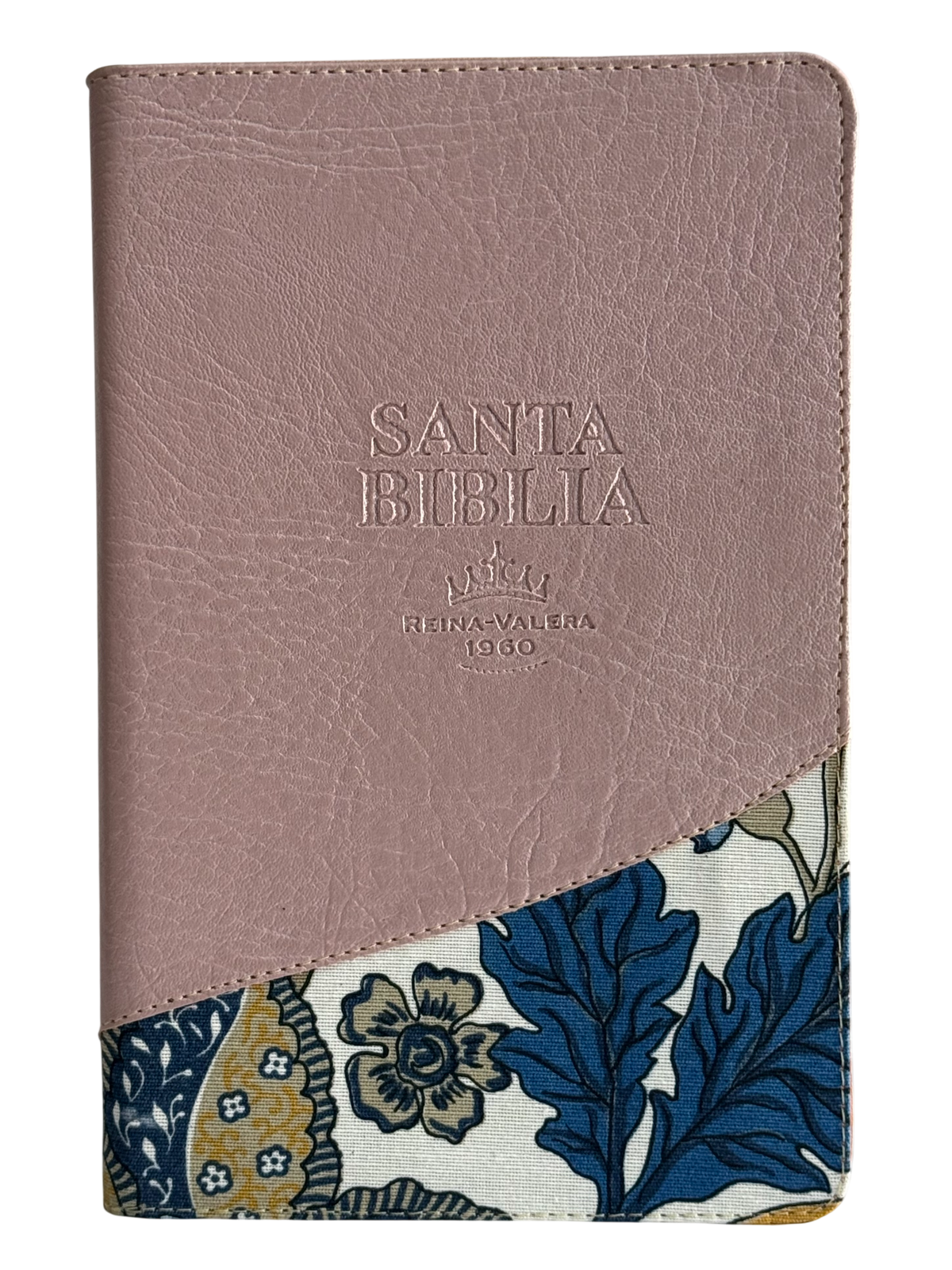 Biblia RVR60 económica con Nombres de Dios y Diseño Bicolor Floral